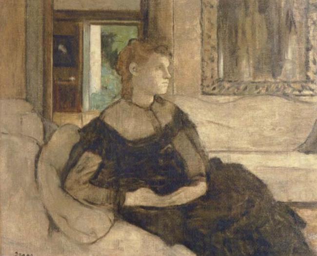 Edgar Degas Mme Theodre Gobillard oil painting picture